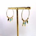 Boucle d'oreilles créoles Azula