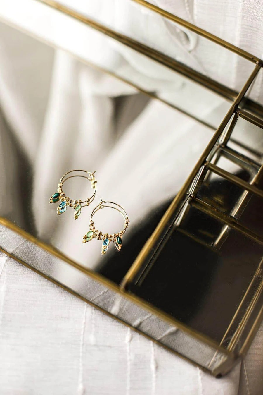 Boucle d'oreilles créoles Azula
